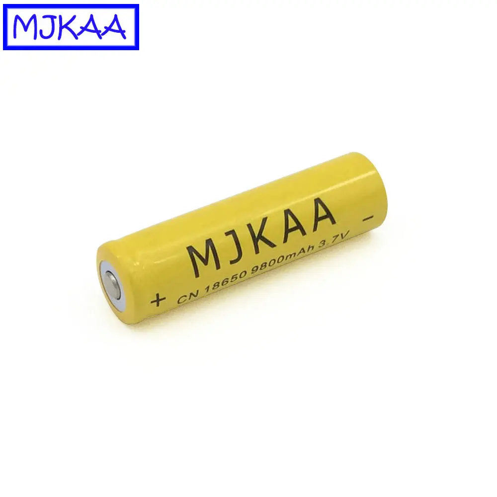 MJKAA 6 шт. 18650 3 7 в 9800 мАч литий ионная аккумуляторная батарея батареи большой