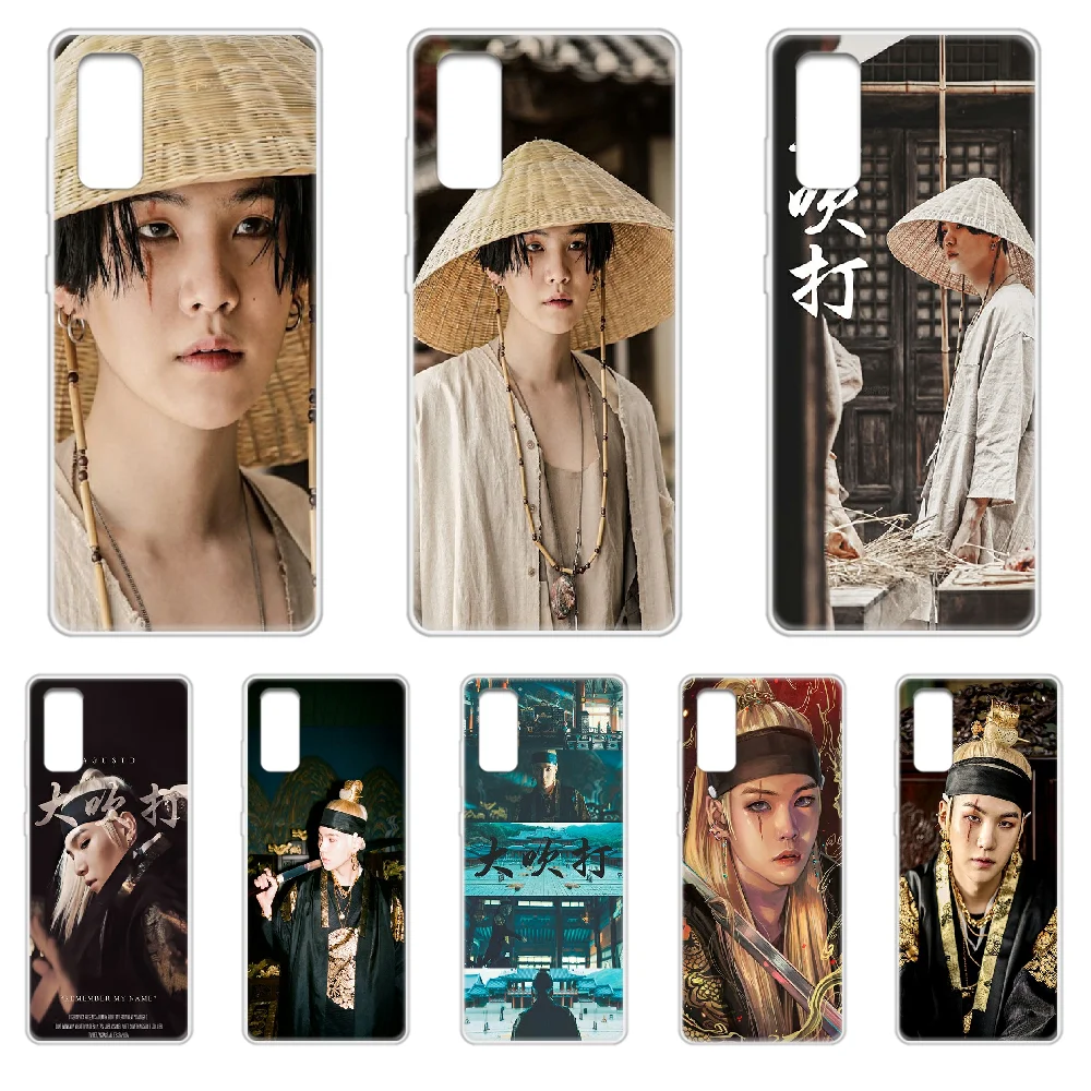 Agust D suga king чехол для телефона Корпус SamSung Galaxy S 7 8 9 10 11 20 a 20e 50 51 70 71 Plus Edge Ультра