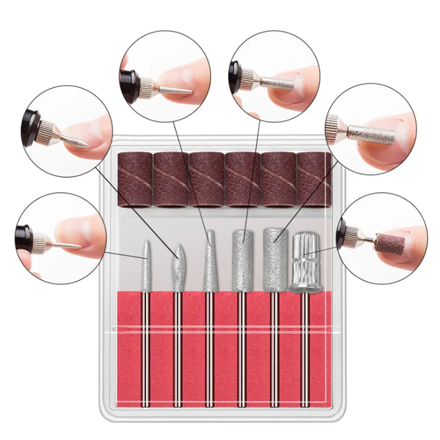 20000 RPM Electric Nail Drill Bits Machine Set Mill Nails Professional Equipment Nails Props And Tools 3