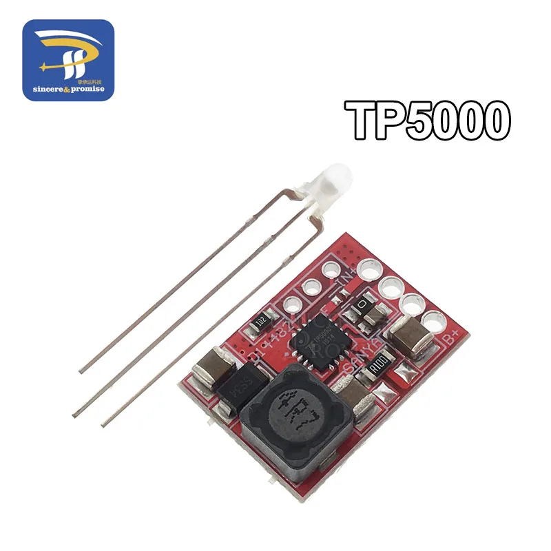 TP5100 управление зарядкой блок питания плата TP5000 1A 2A совместима с 4,2 в 8,4 в одиночные и двойные литиевые батареи - Цвет: TP5000