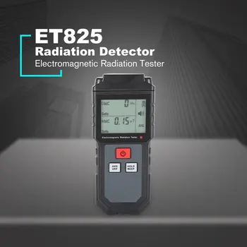 

ET825 Electromagnetic Radiation Tester Wave Radiation Detector EMF Meter Portable Practical Ultraviolet Light Gas Detection
