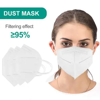 

KN95 Face Mouth Masks with valve Sanitary Non Woven Earloops Masks Breathable Mask Fast shipping !10pcs masque