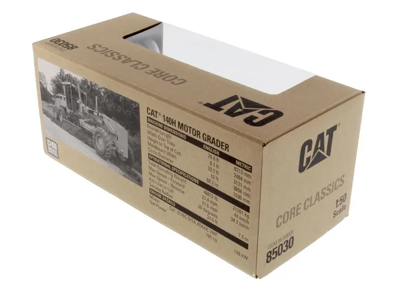 DM Carter Инженерная модель автомобиля CAT 1/50 140h самоходный грейдер игрушечный автомобиль из сплава 85030c