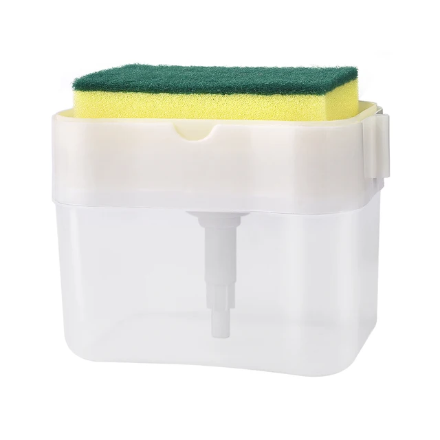 White with sponge