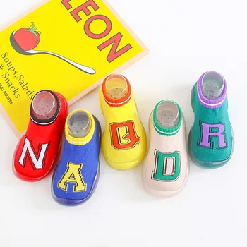 

Infant Toddler Letter Pattern Shoes Baby Boys Girls Soft Soled Anti-Slip Shoes