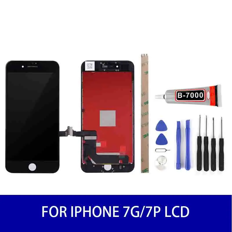 ЖК-дисплей для Iphone 7p/7g сенсорная панель дигитайзер в сборе экран запасные части