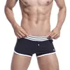 Men Bee Embroidery Boxers Man Low Rise White Underwear Comfortable Underpants Male Elastic Panties Black Pajama Shorts Sleepwear 1