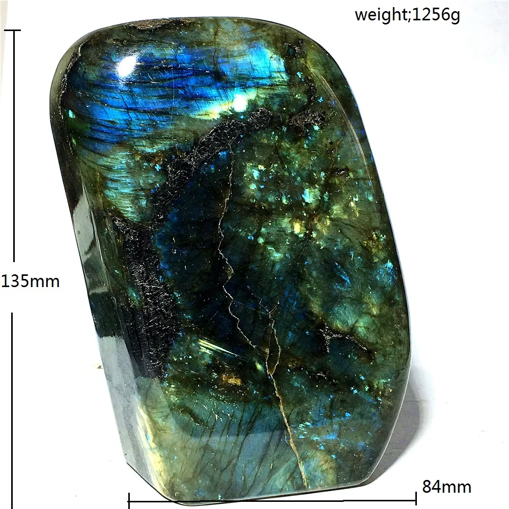 Натуральный кристалл кварца slics натуральный Лабрадорит декоративные хрустальные камни и кристаллы - Цвет: 29