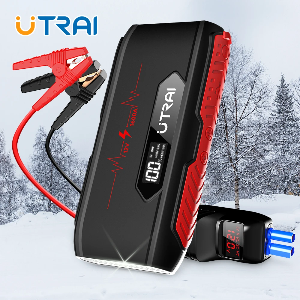 Мини стартер автомобильный UTRAI Jstar 3 1600 А портативный внешний аккумулятор для