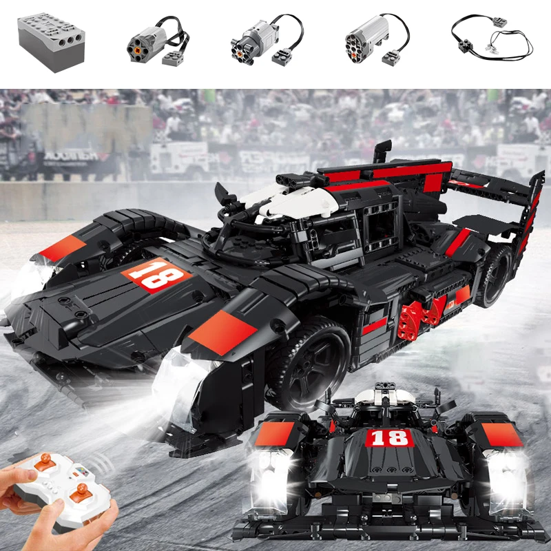 

Tehcnic Remote Control Racing Car Building Blocks technic RC Electric Racing Car Bricks Toys for Children Kids Gifts