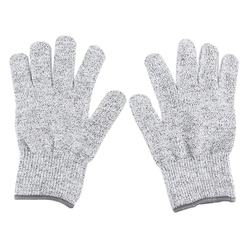 

1pair Soft Kitchen Cooking Yard Finger Protectors Woodworking Fishing Toadfish Work Cutting Resistant Gloves Outdoor Garden Safe