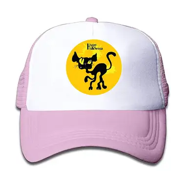 

Relaxing Children Halloween Baseball Cap Adjustable Trucker Hat for Children