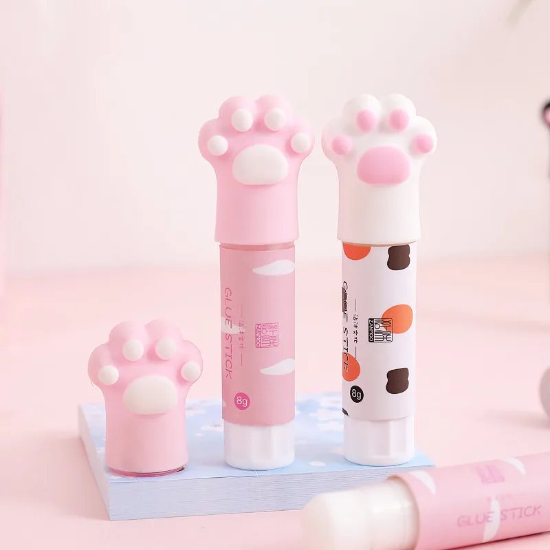 1 шт. милый кот коготь Форма Твердые клеевые палочки Elmers клей Kawaii Канцтовары DIY