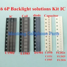 5 комплектов (50 шт.) для iPhone 6 6plus комплект решений подсветки IC U1502 +