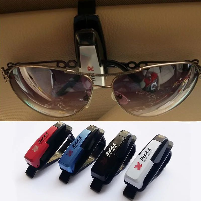 ABS Car Vehicle Holder CliP Sun Visor Sunglasses Eyeglasses Glasses Card Ticket Pen Clip Automotive Newest Accessori | Автомобили и