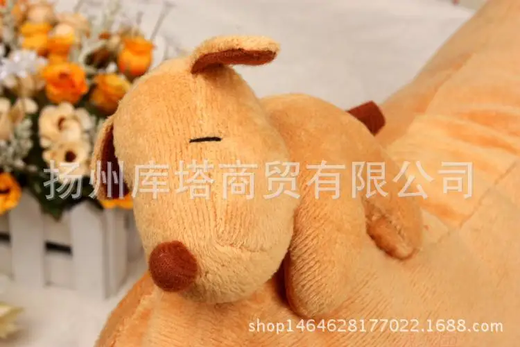 Cartoon Dog Bones Pillow Cute Single Person Pillow Students Pillow Large Size Plush Toys Creative Valentine's Day Gift