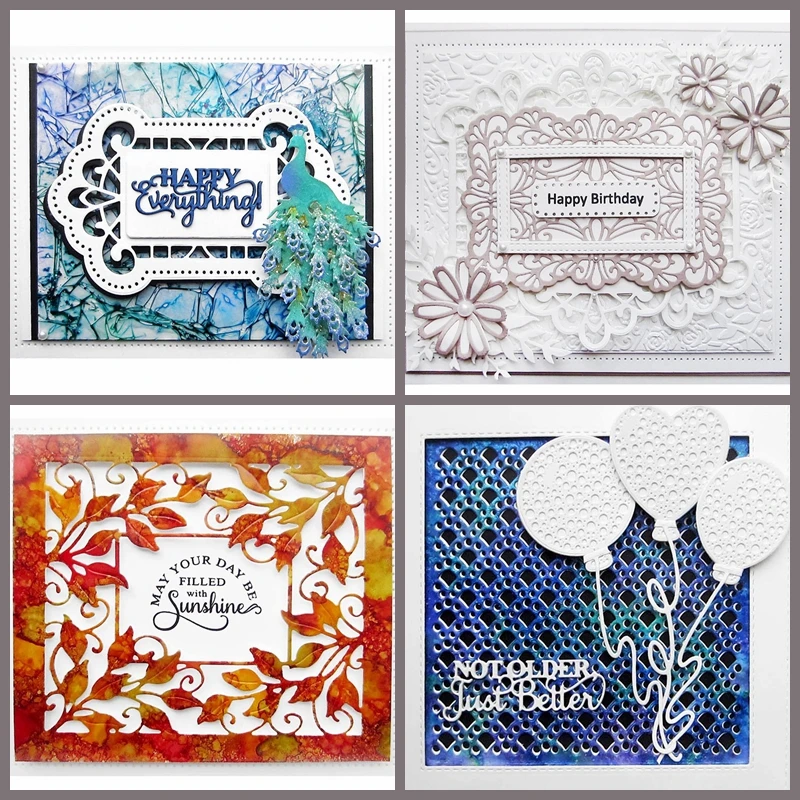 

Elegant Flower Leaves Pattern Decoration Metal Cutting Dies Scrapbooking Album Paper DIY Cards Crafts Embossing Dies New 2019