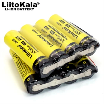 

LiitoKala Lii-35S 14000mAh 1S4P 3.7V 18650 3500mAh*4 14ah Rechargeable lithium battery suitable DIY welding silicone wire