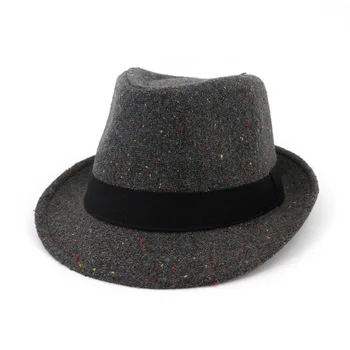 

Retro Gentleman panama fedora hat mens Jazz billycock cap outdoor trilby chapeau Derby church hats top fedoras