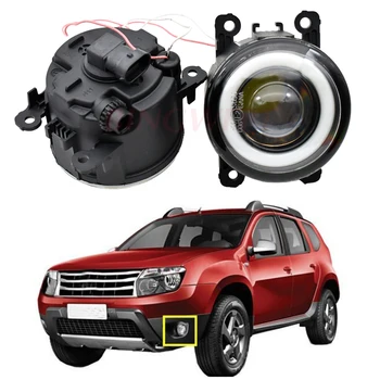 

2PCS LED Fog Light Angel Eye DRL Daytime Running Light For Renault Duster Closed Off-Road Vehicle 2012 2013 2014 2015