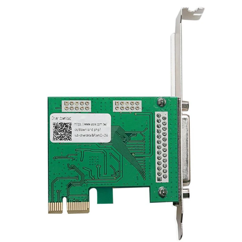 Высококачественный параллельный порт DB25 25Pin pcie riser Card принтер LPT к PCI-E Express Card конвертер адаптер AX99100 Прямая поставка
