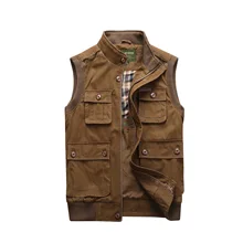 Мужская одежда, весенние и осенние сумки, жилет, тонкий подлинный продукт, воротник-стойка, сало-ведро, бизнес, чистый хлопок, на каждый день, большой размер