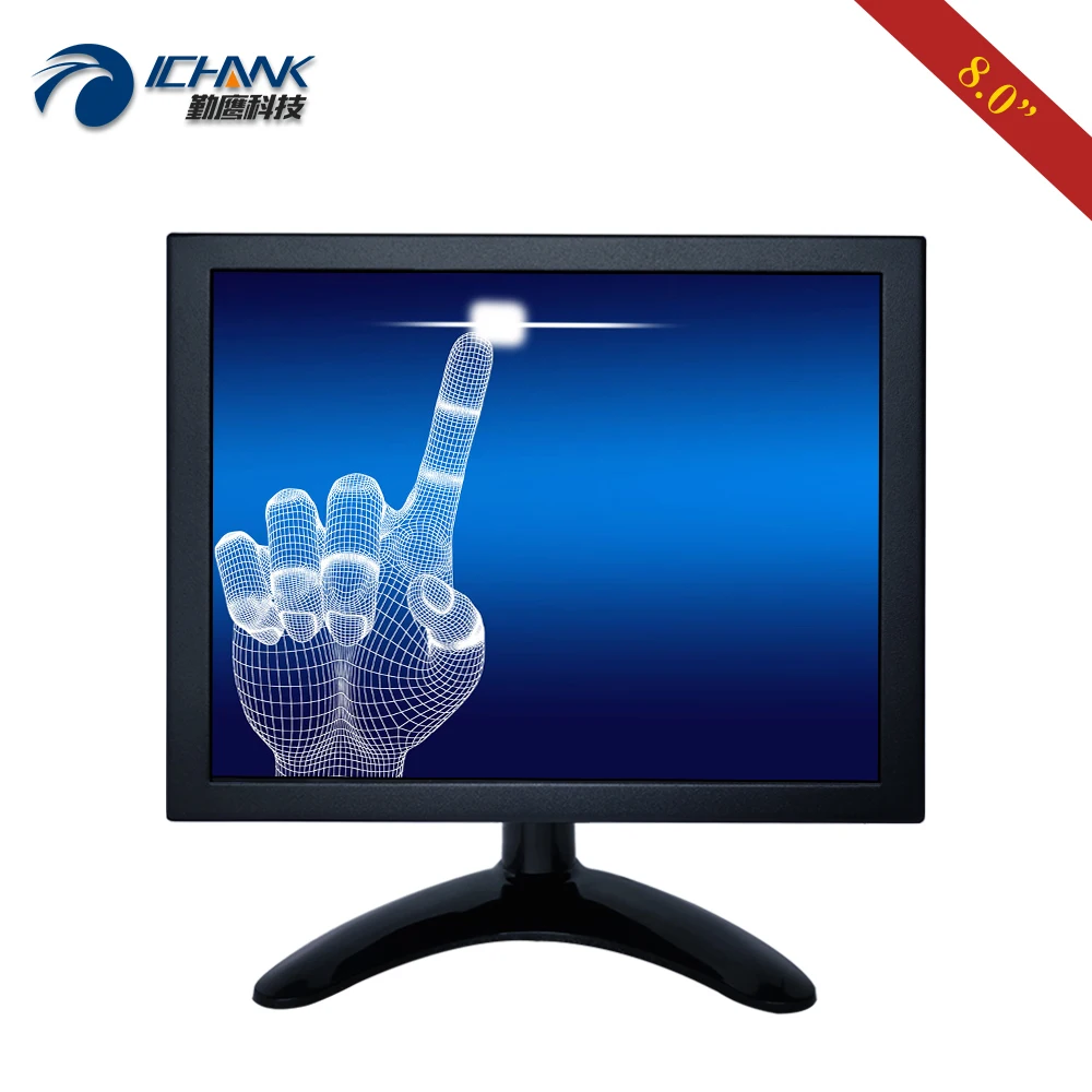 B080TC-ABHUV/8 &quot1024x768 IPS металлический корпус HDMI VGA USB анти-помех четыре провода