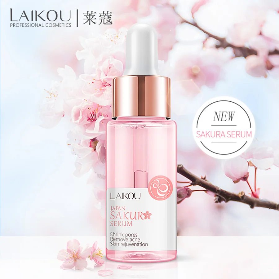 LAIKOU Hyaluronic Acid 15ml Essence Facial Serum In Beauty and Health Vitamin C Face Serum Cream 3