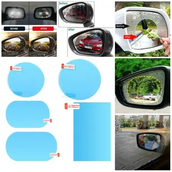 

Protective Car Rain Film Rearview Mirror Anti Fog Film Membrane Anti-glare Waterproof Rainproof Car Side Window HD Safer Sticker