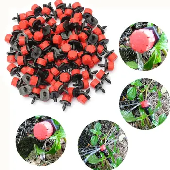 

200Pcs Adjustable Micro Drip Irrigation System Watering Sprinklers Anti-clogging Emitter Dripper Garden Supplies Watering Tools