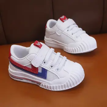 

Children sports shoes breathable boys anti-slip sneakers new kids students leather soft shoes for school party