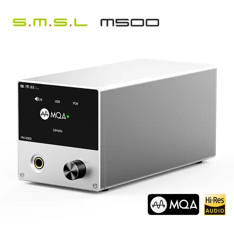 SMSL M500 DAC MQA ES9038PRO ES9311 XMOS XU 216 32bit 768 кГц DSD512 привет res аудио декодер и усилитель для