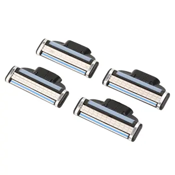 

Replaceable Blade Three-Layer Manual Razor Blade Vintage Razor Manual Razor Replaceable Blade 4 Pieces