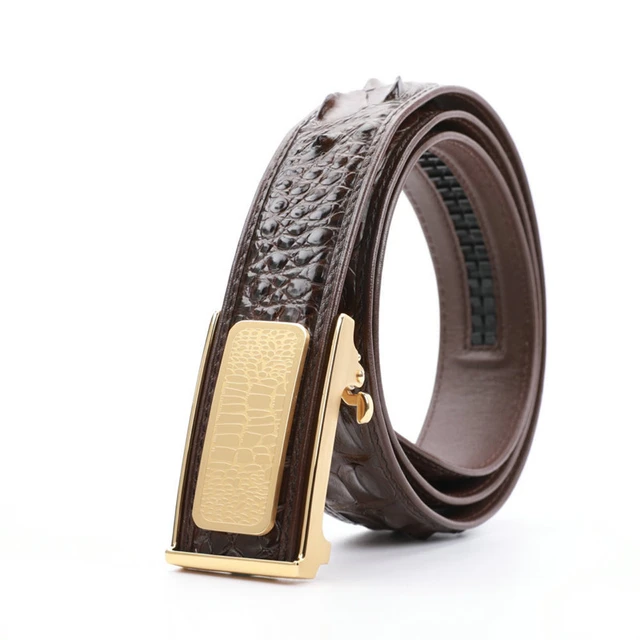 Genuine Original real alligator/crocodile leather Belt Mens width 3.8cm,  gift for him, handmade leather belt men