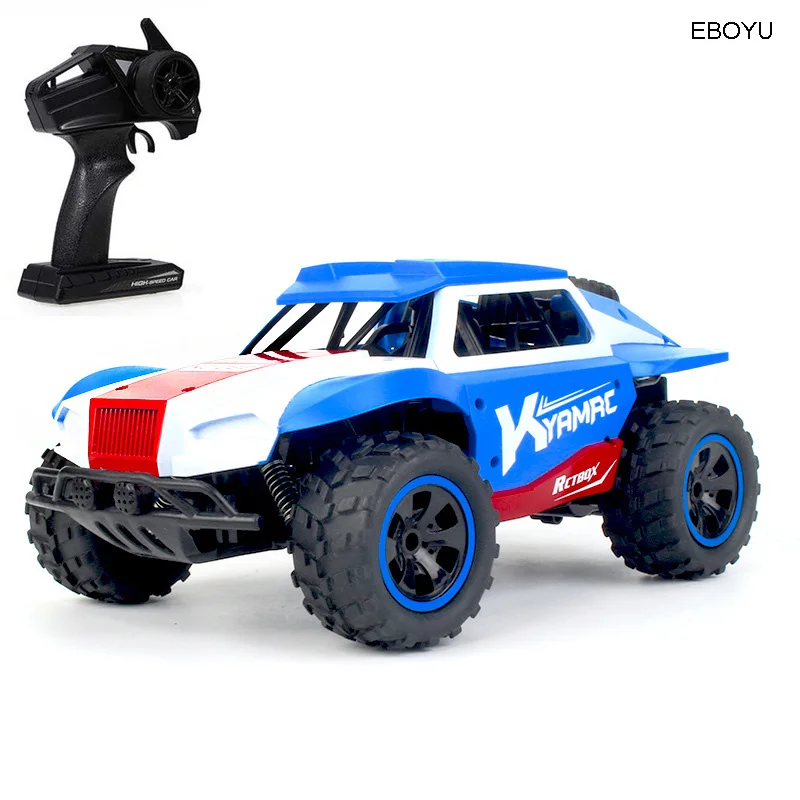 EBOYU 1818A RC автомобиль 2,4 GHz 1/18 2WD большое колесо внедорожный пульт дистанционного управления грузовик King RTR для детей начинающих