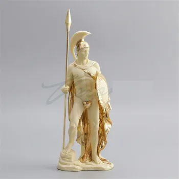 

EUROPEAN CREATIVE GREECE ROMAN ARES ART SCULPTURE GOD OF WAR FIGURE STATUE RESIN CRAFT HOME DECORATION BIRTHDAY GIFT R3117