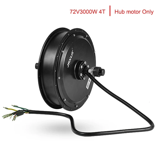 4T Hub motor only MXUS V3 72V 3000W Бесщеточный безредукторный Мотор Ступицы, электрическое заднее колесо велосипеда, мотор для электровелосипеда - Цвет: 4T Hub motor only