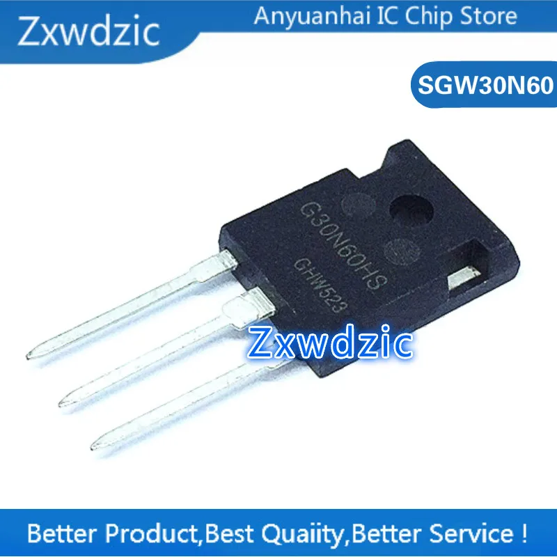 5pcs SGW30N60 TO-247 G30N60 TO247 IGBT 600V 30A | Электронные компоненты и принадлежности