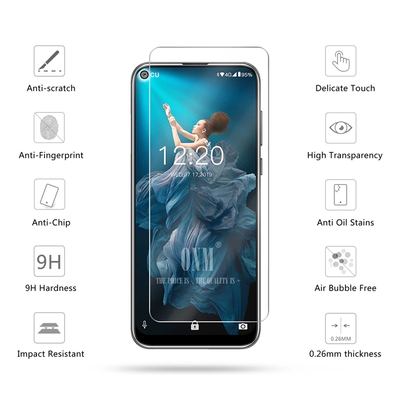 2 шт закаленное стекло для OUKITEL C17 PRO стекло протектор экрана 2.5D 9H закаленное стекло для OUKITEL C17 профессиональная защитная пленка