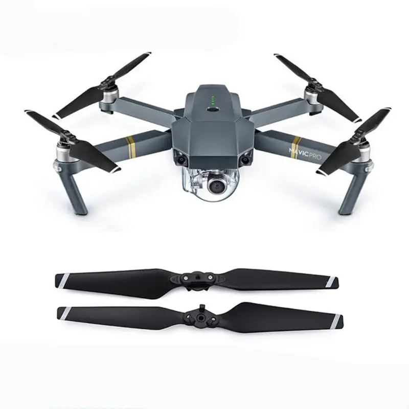 2 шт. для DJI MAVIC PRO 8330F складной быстросъемный пропеллер складной CW& CCW белая полоса