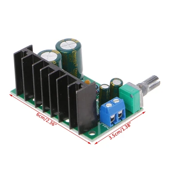

TDA2050 Mono Audio Power Amplifier Board Module DC/AC 12-24V 5W-120W 1-Channel