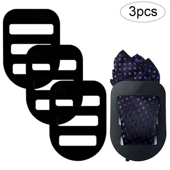 

3PCS Suit Pocket Handkerchief Fixed Clip Board Handkerchief Support Board Fixing Plate