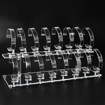 

Hot Fashion Wrist Watch Bracelet Display Rack Stand Holder 1 Set Clear