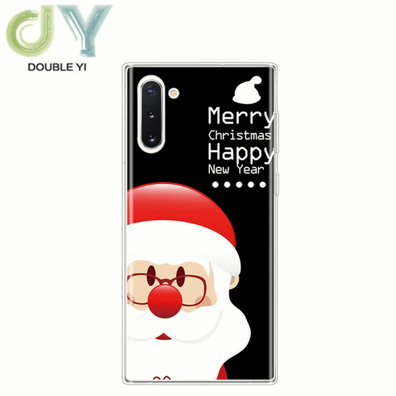 Рождественский Чехол для мобильного телефона samsung s10plus с рисунком из мультфильма note10pro прозрачный j6plus Мягкий защитный чехол для мобильного телефона