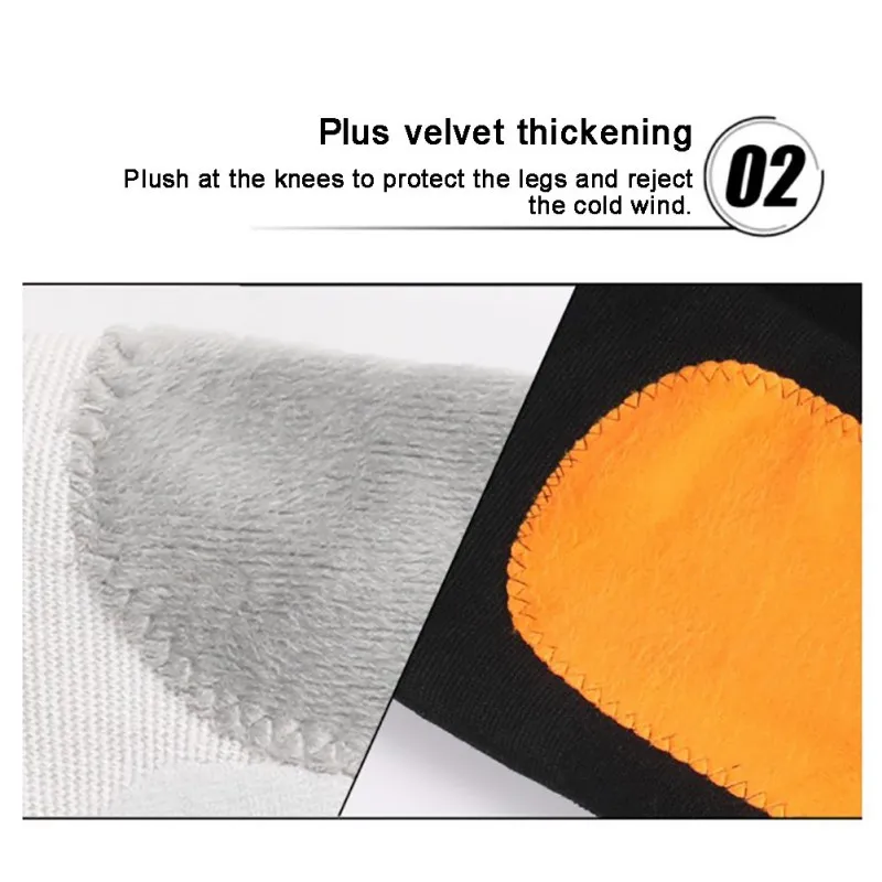1Pair Knee Support Protector Breathable Elasticated Thermal Warm Knee Protector Fitness Volleyball Soccer Yoga Dance Knee Pads