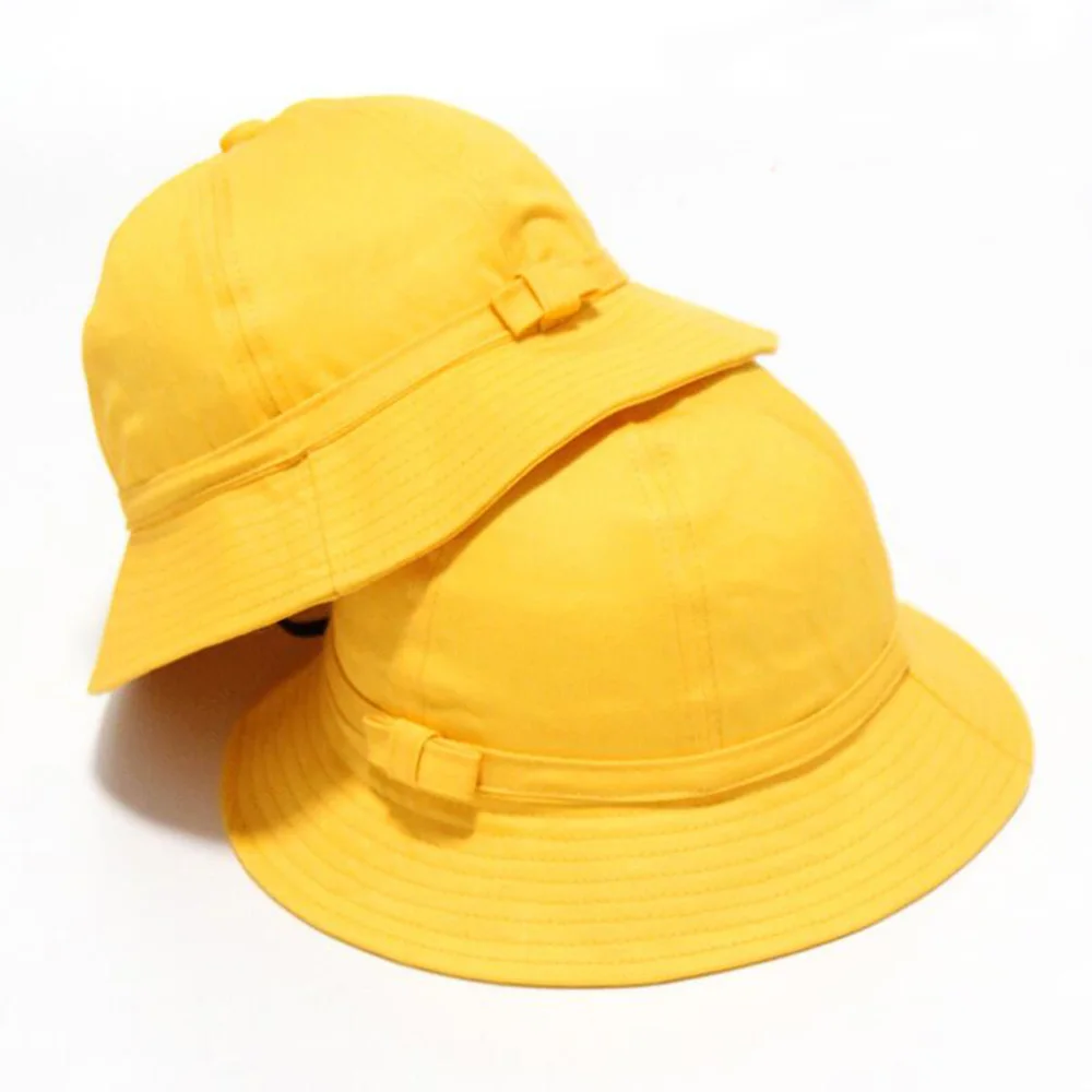 Summer Hat Girls Bucket Hats Hat Summer Kids Bucket Hats Yellow