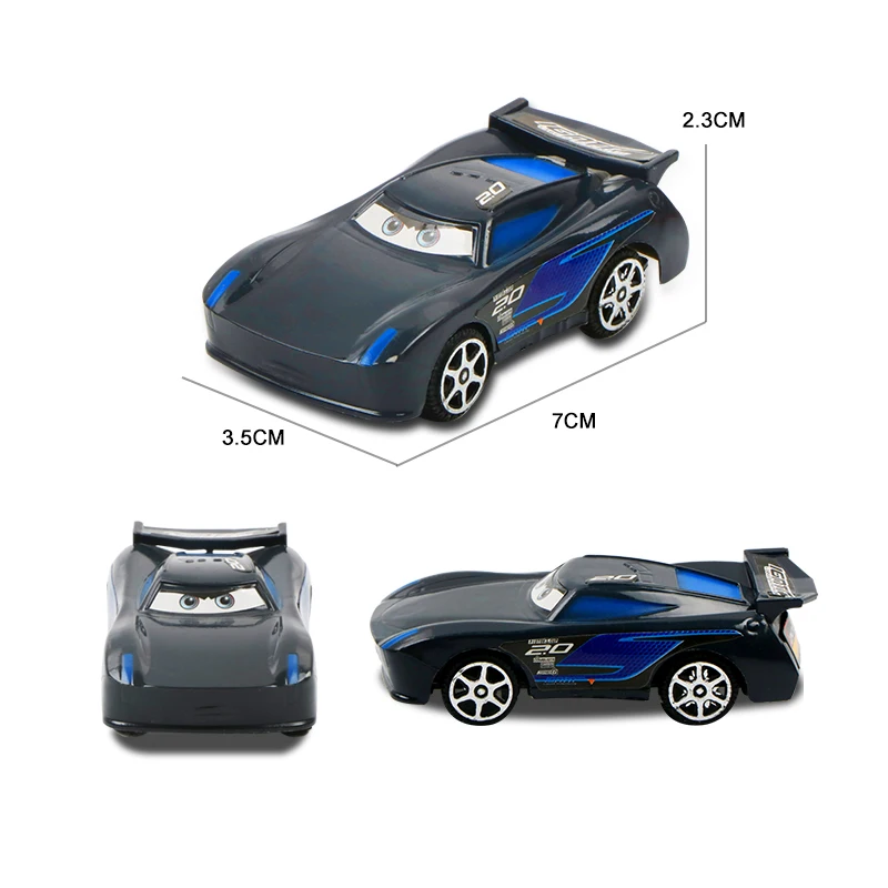 7 шт./компл. Disney Pixar машина 3 Jackson Storm McQueen молния Круз Мак дядюшка 1:55 Модель