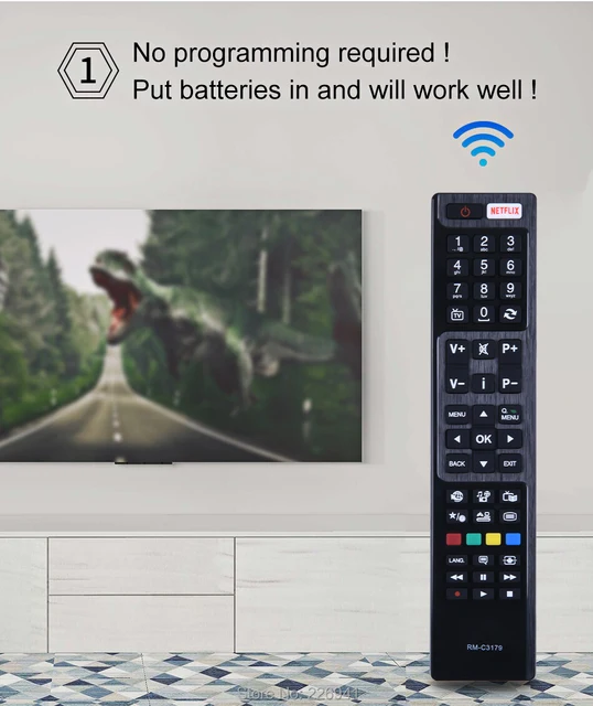 Telecomando Smart TV LED Originale JVC RM-C3179 Con Pulsante - Foto 9