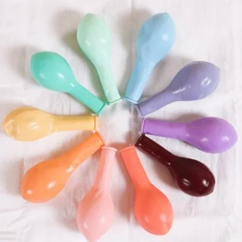 

100pcs/set 10 inch Balloons Thickened Birthday Balloons Party Decoration Wedding Decoration Wonderful Candy Balloons Multi-color