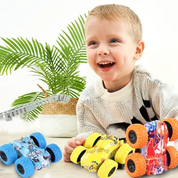 

Inertia Double-sided Off-road Dump Resistant To Falling Puzzle Truck Toy Car For Children